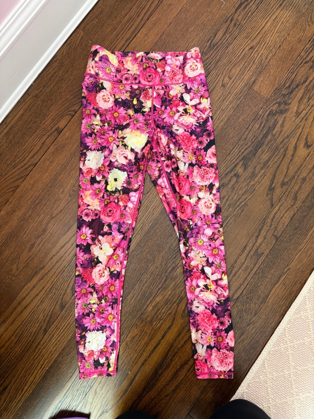 Zara Terez Pink Floral Print Kids Leggings